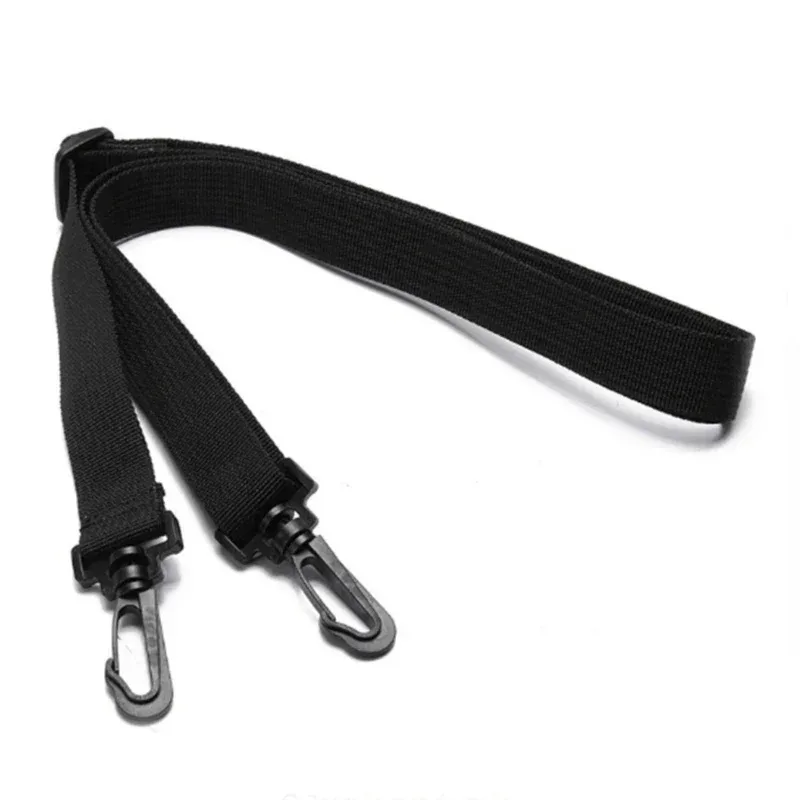 accessoires de sac à bretelles longues noires, ceintures réglables, sac à dos d'épaule de remplacement, bande détachable, utilisation chronologique fréquente, sécurité