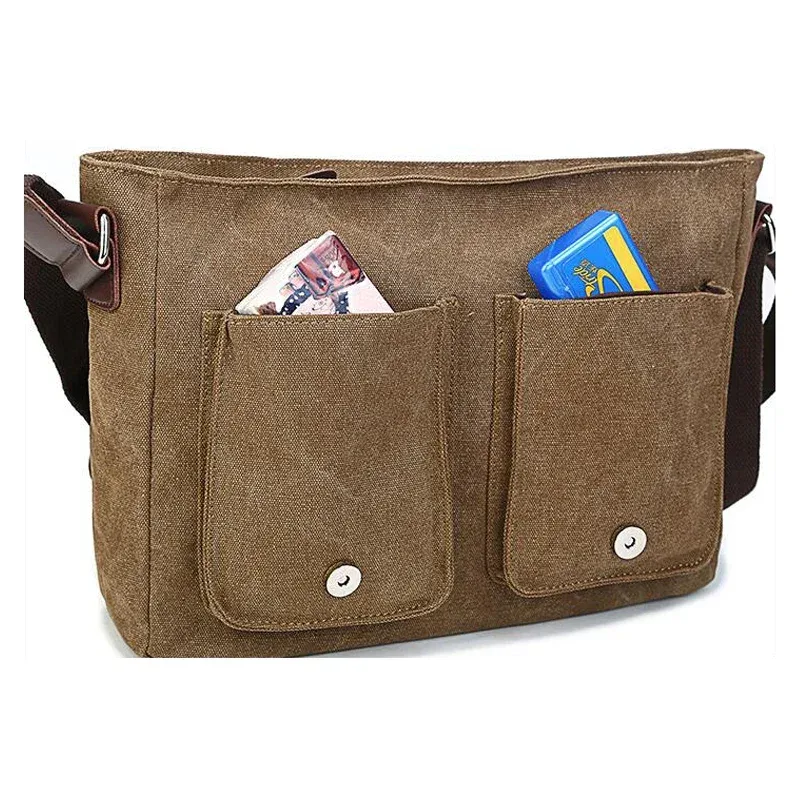 hommes vintage toile sac hommes sac à bandoulière décontracté pour hommes sac de messager homme voyage sacs à bandoulière bolsa masculina