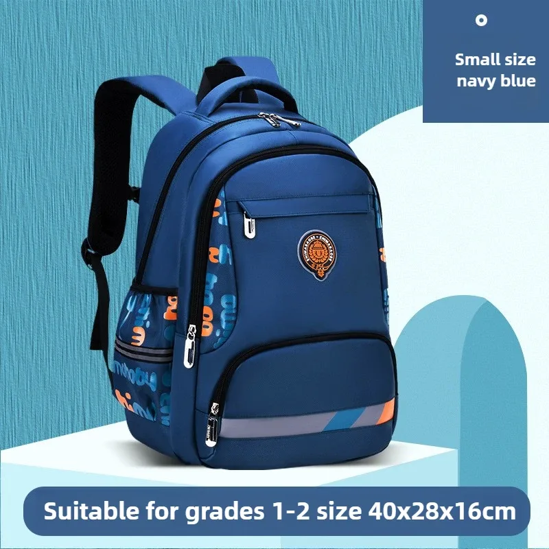 sac à dos d'école pour garçons de grande capacité, léger et respirant, pour collège élémentaire, nouveau design de sac à dos décontracté pour enfants