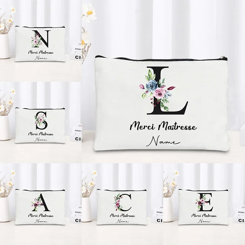 sac de maquillage personnalisé pour femmes, tendance blanche, vente chaude, pour mariage en plein air, fête d'enterrement de vie de célibataire, voyage, pochette de rangement pour rouge à lèvres