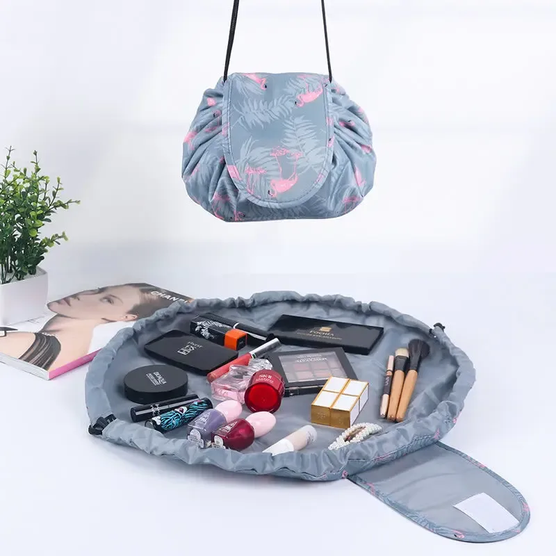 nouvelle trousse de toilette portable pour femme, sac de rangement à cordon de serrage grande capacité, best-seller