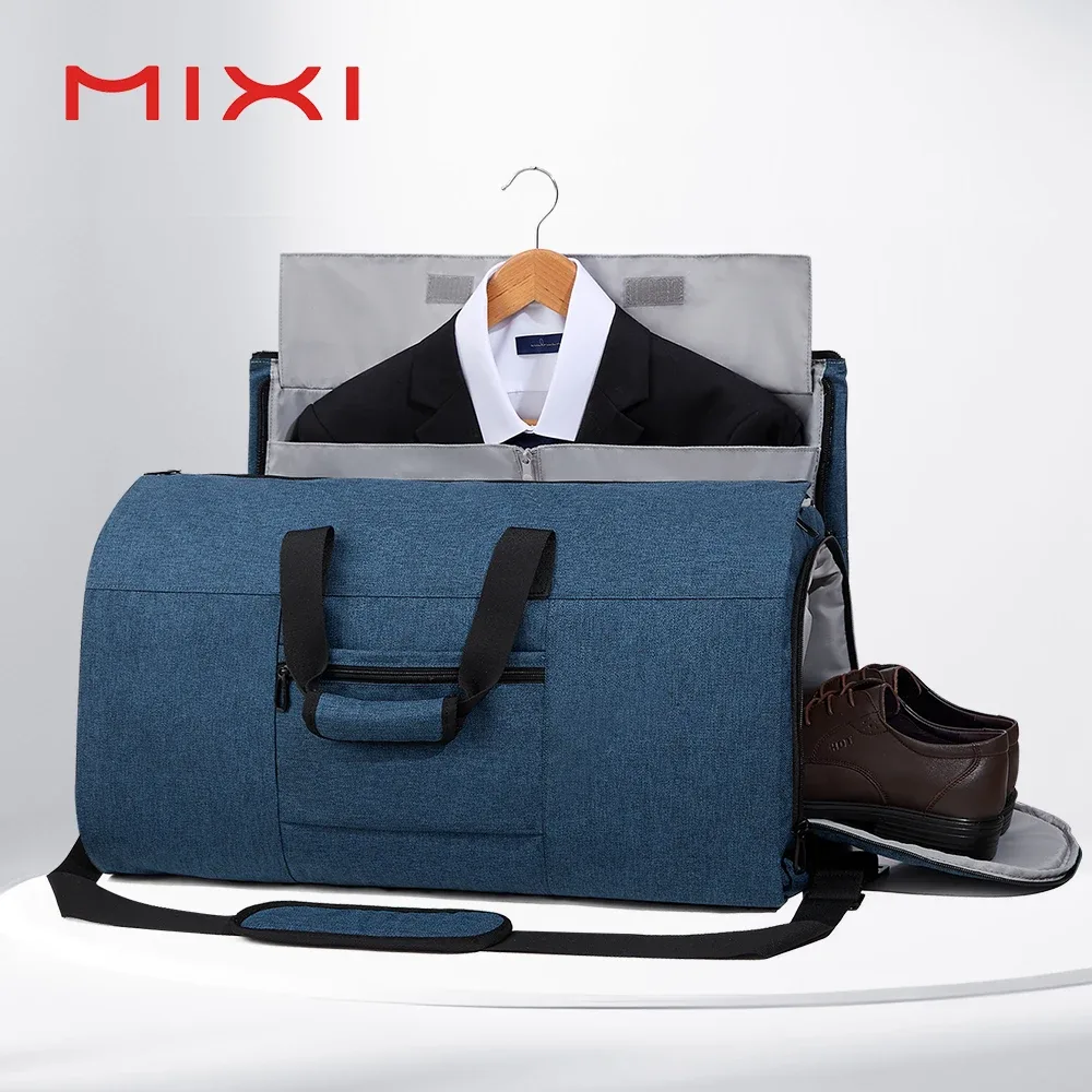 Réi-Sac de sport convertible multifonctionnel pour vêtements, sac de rangement imbibé avec poudres à chaussures, grande capacité, bagage à main pour voyage
