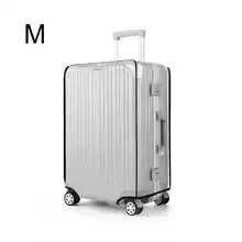 housse de protection transparente en pvc pour bagages à roulettes, housse extérieure résistante à l'usure, protection transparente