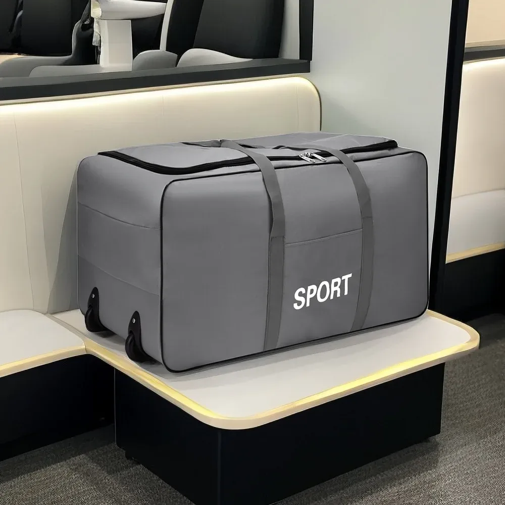 sacs à roulettes pliables avec roulettes, sac de rangement pour bagages, bagage à main de grande capacité, valise à roulettes extensible electrolux