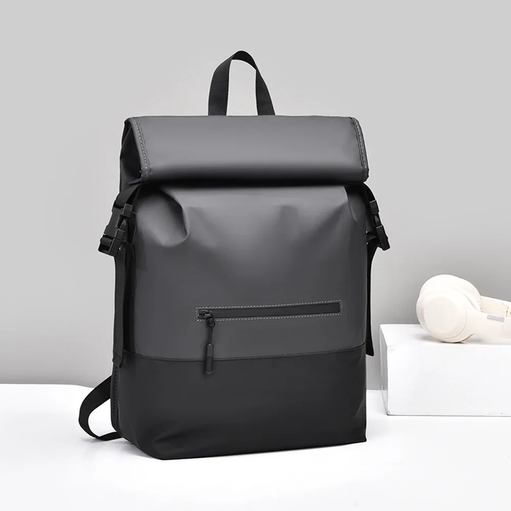 sac à dos de luxe pour hommes, haut de gamme, voyage d'affaires, grande capacité, design à roulettes, double épaule