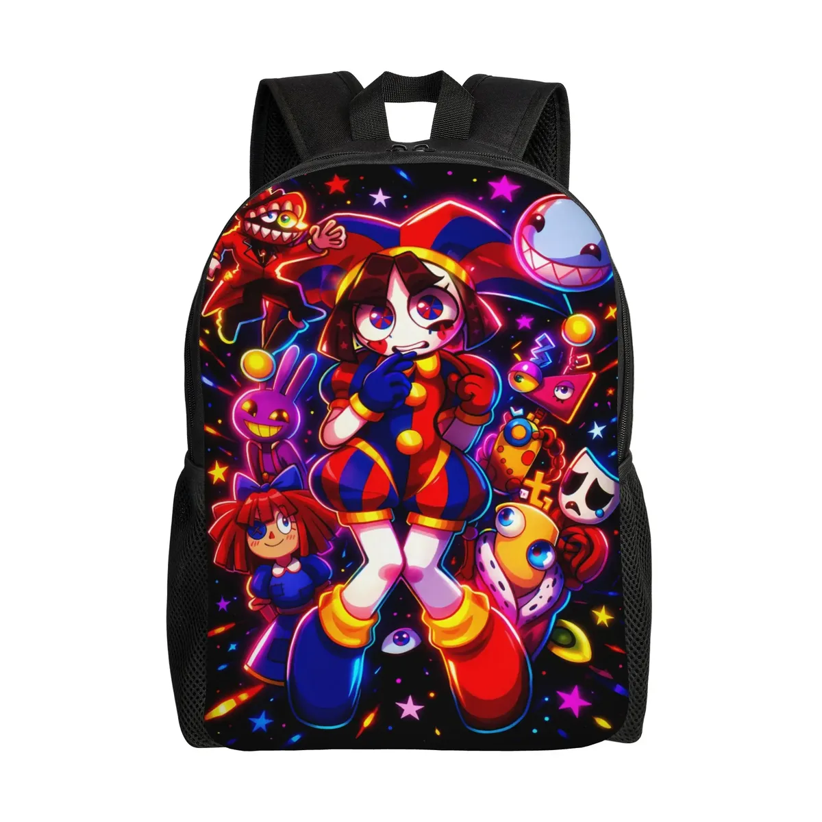 sac à dos thermique jax cartoon digitals circus, sacs à dos de voyage, sacs d'école à motif design pour étudiants, sac à dos élégant