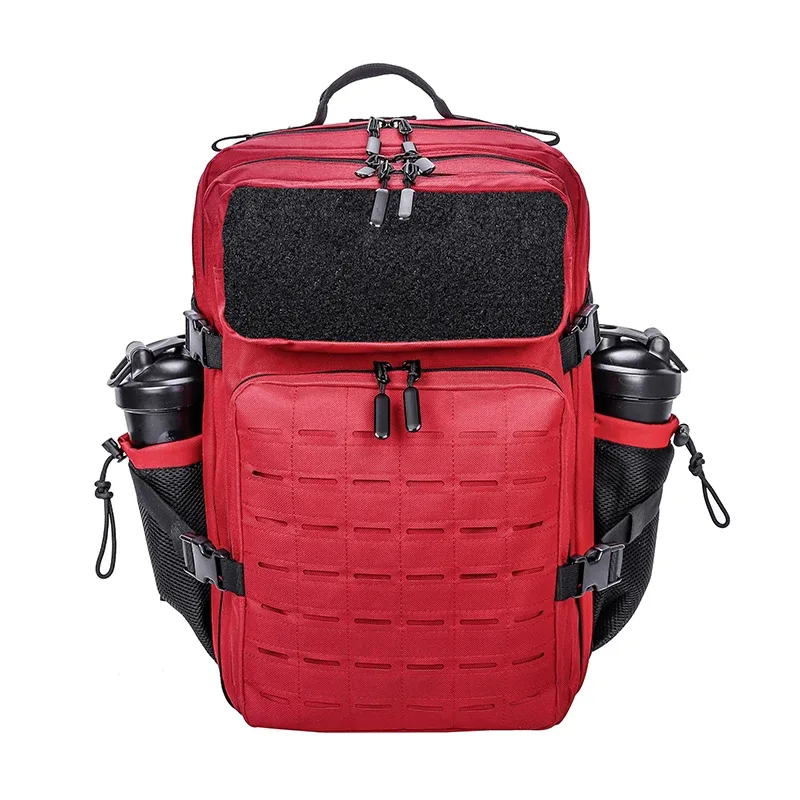 lhi 45l sac à dos tactique hommes noir spotrs athlète sac de sport camping en plein air randonnée sac à dos armée assaut pack avec porte-bouteille