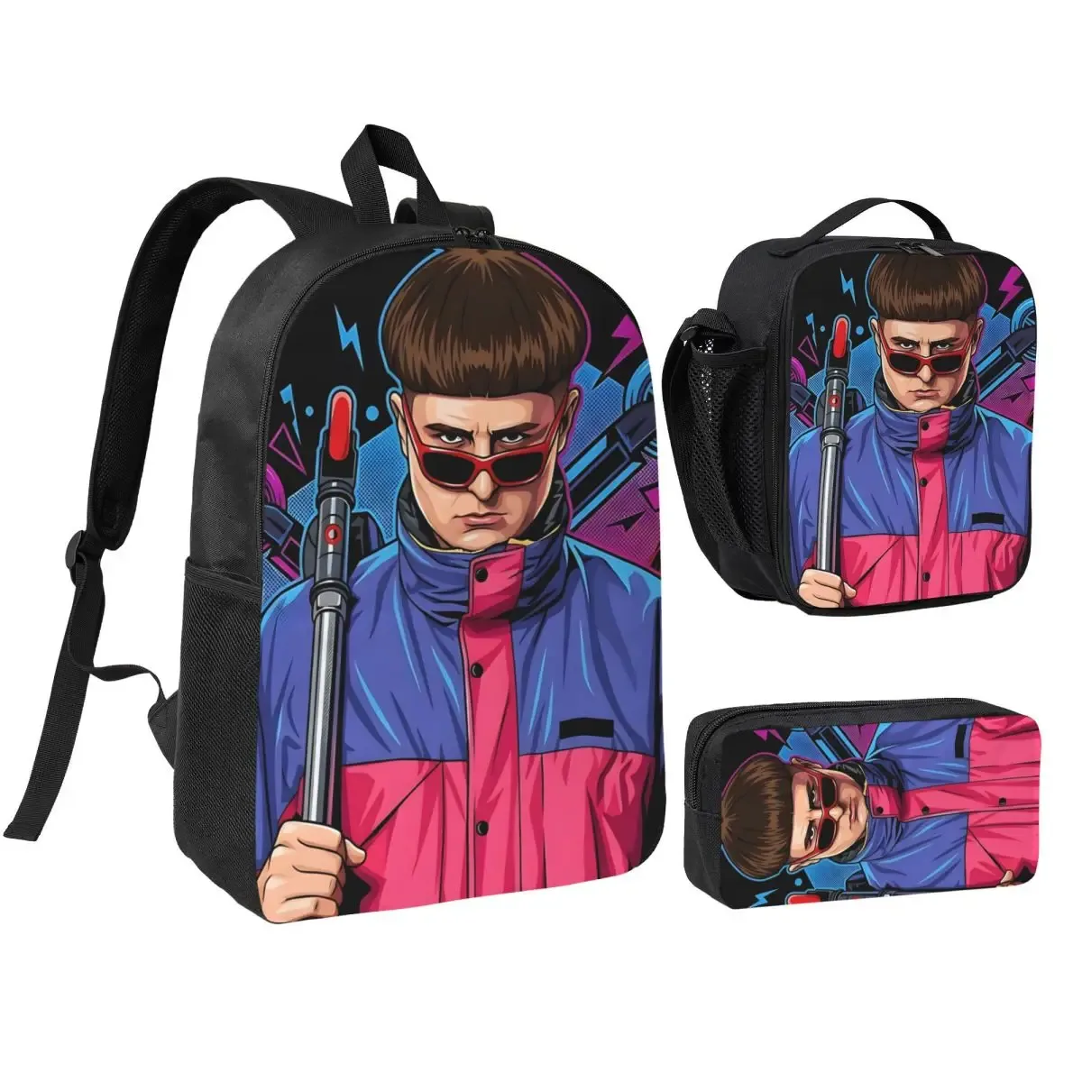 sac à dos commémoratif rip oliver tree pour adolescents, sac à dos pour ordinateur portable, sac à déjeuner, trousse à crayons, 3 pièces/ensemble