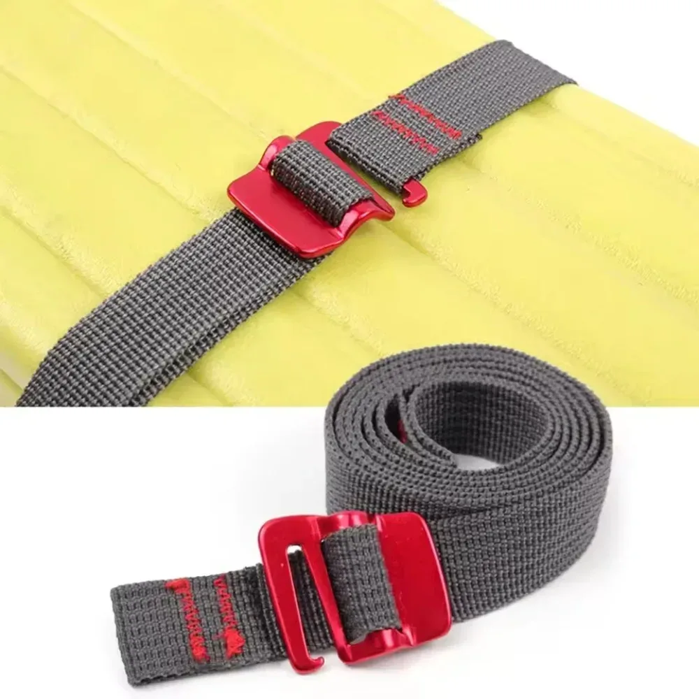 sangle de serrage pour bagages de randonnée et d'escalade, en nylon, avec crochet à dégagement rapide, durable, pour sac à dos de voyage en extérieur