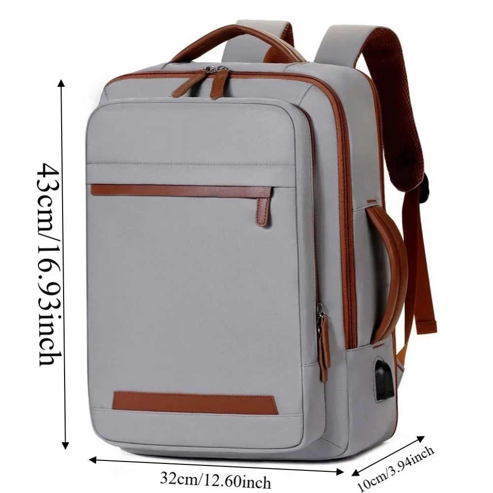 sac à dos pour ordinateur portable de grande capacité, multi-poches, résistant à l'usure, extensible, respirant, en maille, anti-éclaboussures d'eau