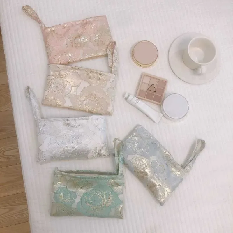 petit sac à cosmétiques coréen pour femmes, trousse de maquillage, organisateur de maquillage de voyage, sac de rangement, pochette portable, sacs à main