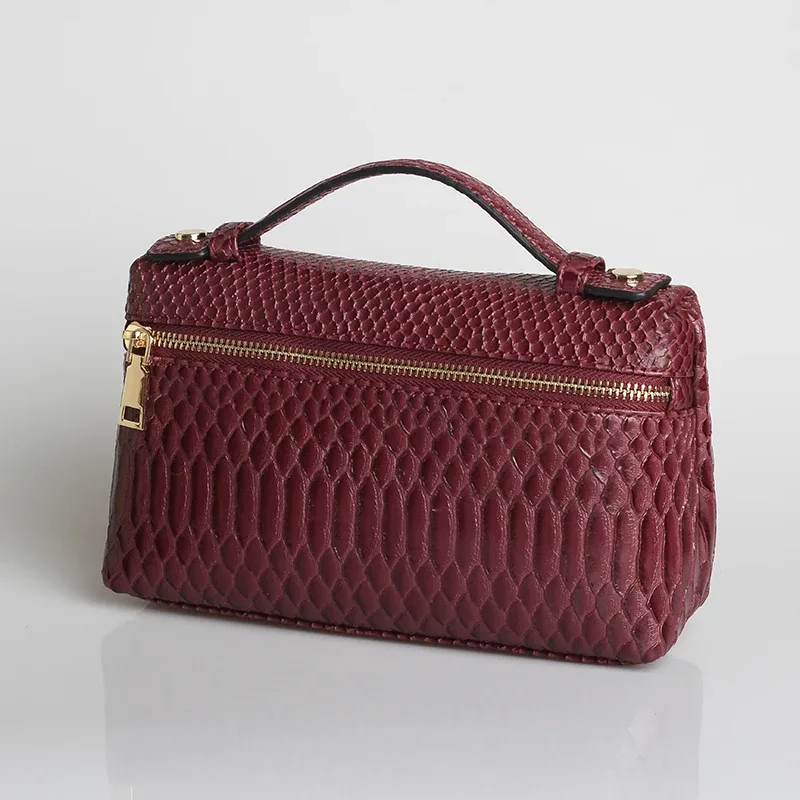 tophiigh-sac à main de maquillage portable pour femmes, pochette, sac à main, sac à main pour dames, sac à main, sac à main, savoir chaud, salle, rouge, café, mode