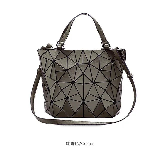 sacs à paillettes lumineux géométriques pour femmes 2024, sacs à bandoulière matelassés, sacs à main pliables laser unis pour femmes, bolsa feminina