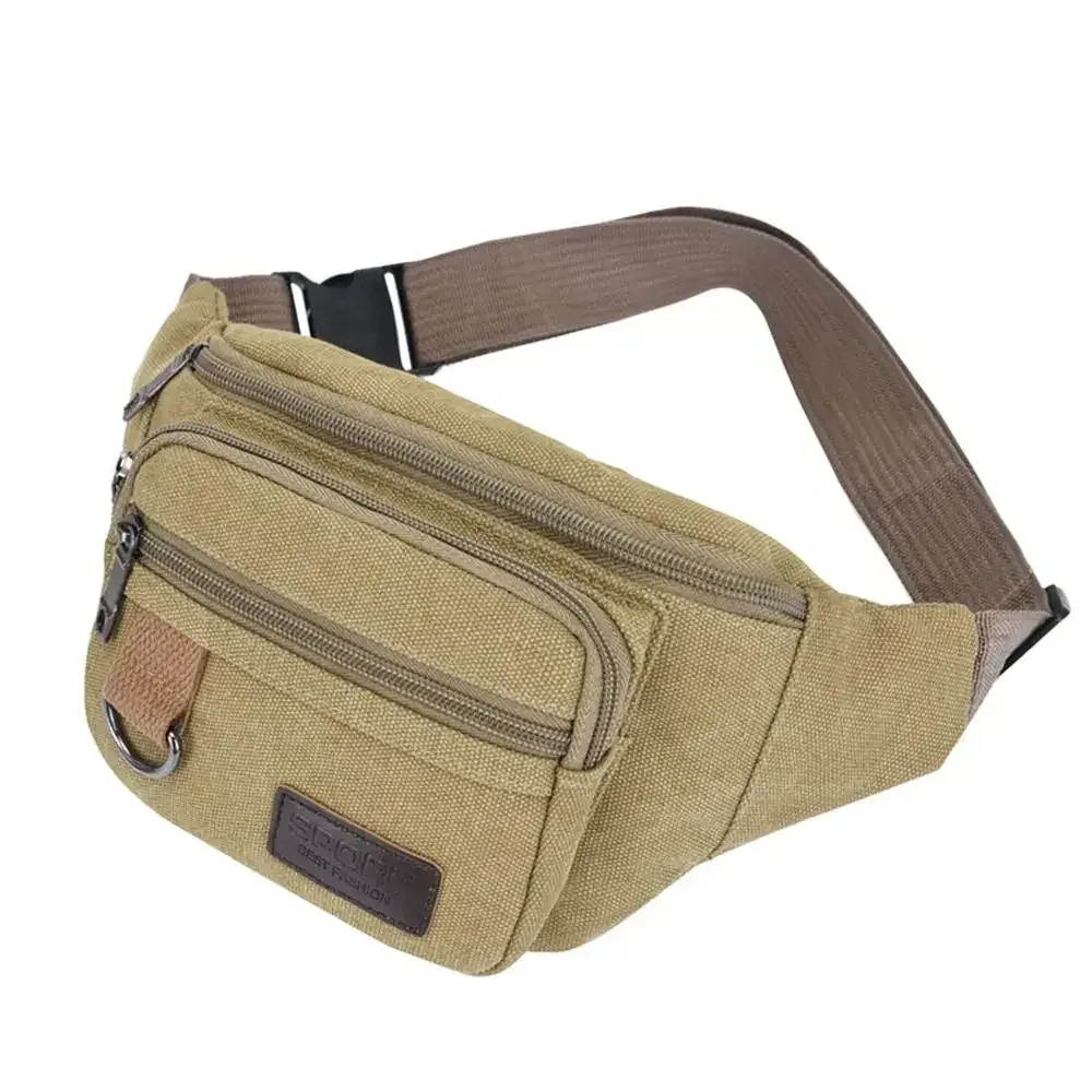 sac banane imperméable de style coréen pour hommes et femmes, sacs en toile de grande capacité, sacs de sport en plein air, poudres de banane, gels