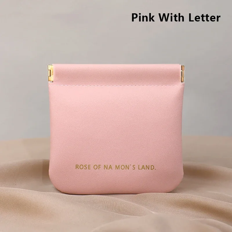 mini sac de rangement de maquillage simple en cuir pu pour femmes, petite pochette carrée pour cosmétiques, sacs de rangement portables pour clés de maquillage