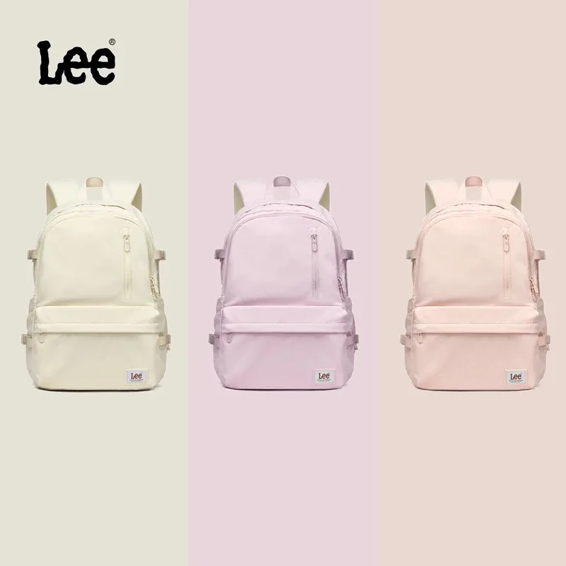 lee marque élégant unisexe ultraléger oxford école sac à dos homme femmes 15.6 pouces ordinateur portable sac d'école dames rose rouge meilleur cartable