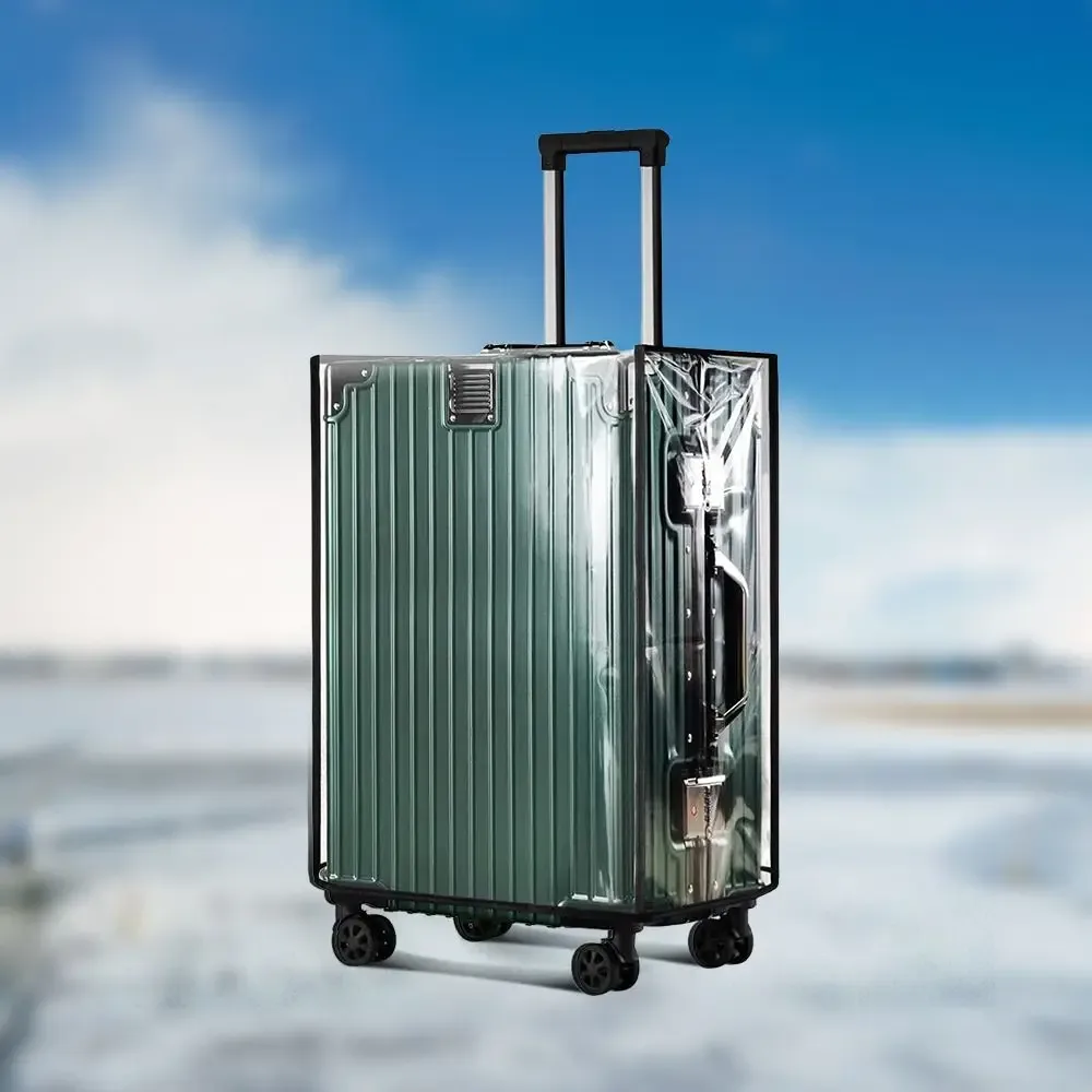 housse de protection transparente et imperméable pour bagages de voyage de 18 à 30 pouces, housse de protection anti-poussière en pvc pour valise