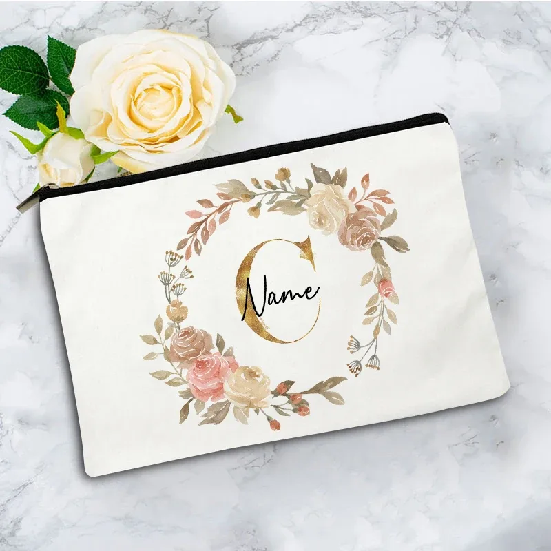 pochette à cosmétiques personnalisée pour mariage, pochette à cosmétiques pour fête, pochette à cosmétiques individuelle, sac de maquillage en toile de voyage, organisateur, cadeaux pour femme