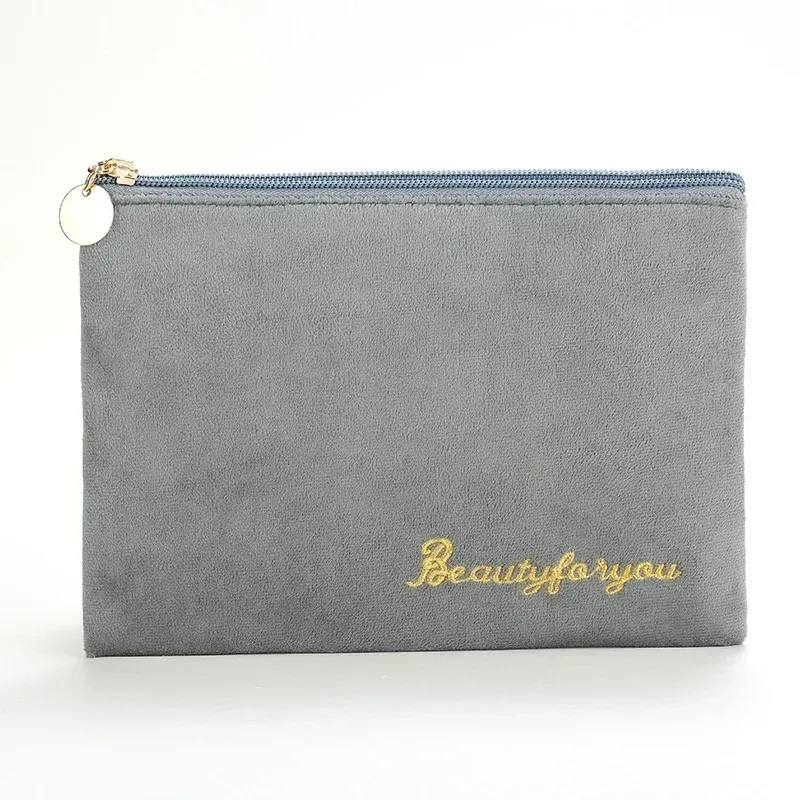 mode femmes sac cosmétique voyage serviette hygiénique maquillage articles de toilette lavage organisateur sac de rangement velours nécessaire maquillage pochette