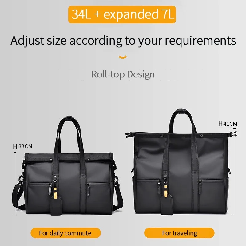 sac de voyage et de sport en tissu oxford, avec compartiment sec/humide séparé, sac à dos pour ordinateur portable 15,6 pouces, imperméable, pour fitness, natation, boxe, basketball, football