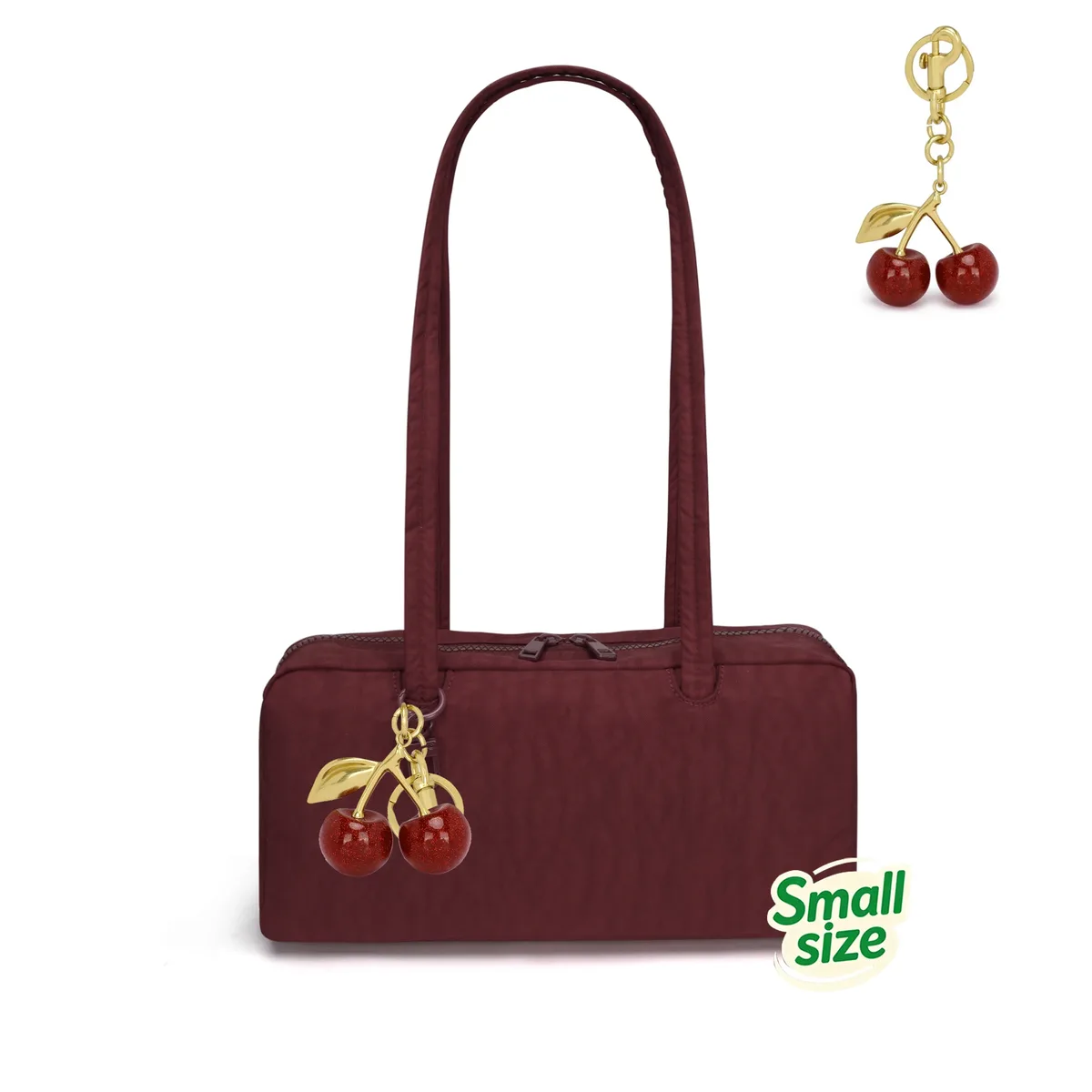 sac à bandoulière en nylon à pois imprimé léopard avec pendentif, sac fourre-tout coréen, sac bowling décontracté pour femme, grande capacité, pour voyage