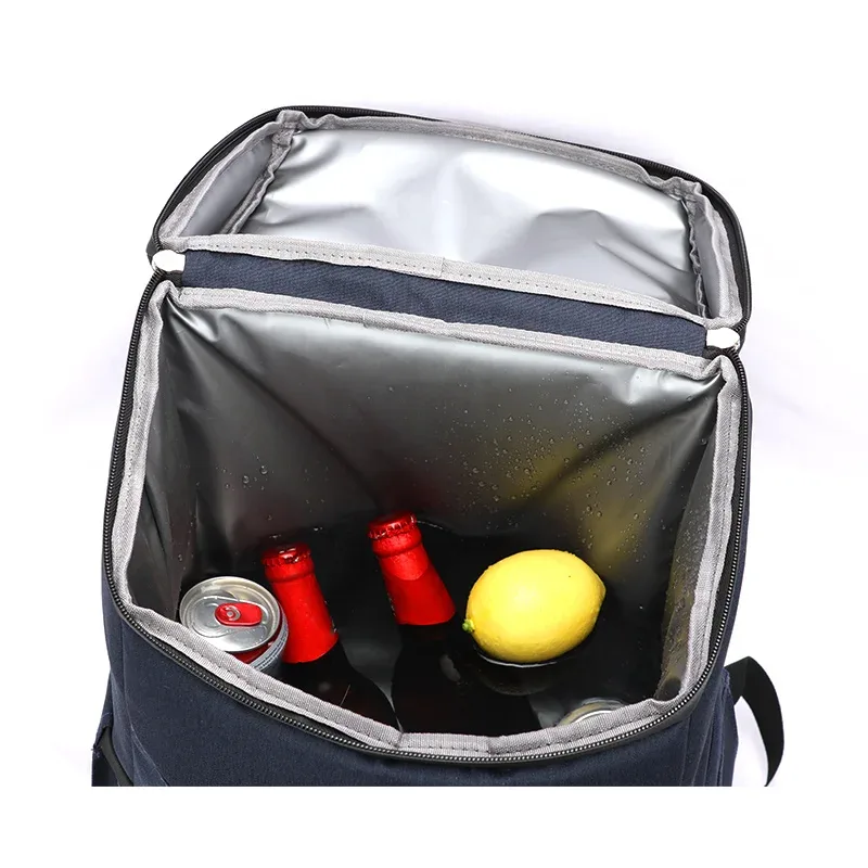 sac à dos isotherme pour pique-nique, grand sac thermique, épais, étanche, extérieur, réfrigérateur, garde au frais, adapté