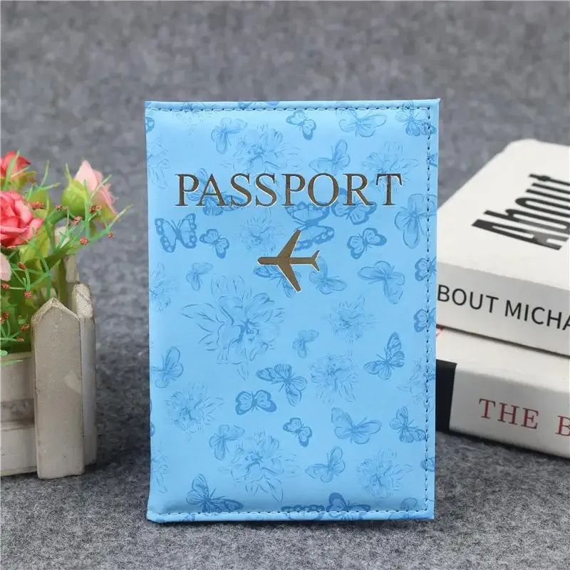 housse de passeport en cuir pu pour hommes et femmes - organiseur - porte-cartes de protection - housses pour documents d'identité - étui de voyage pour passeport 1 pièce