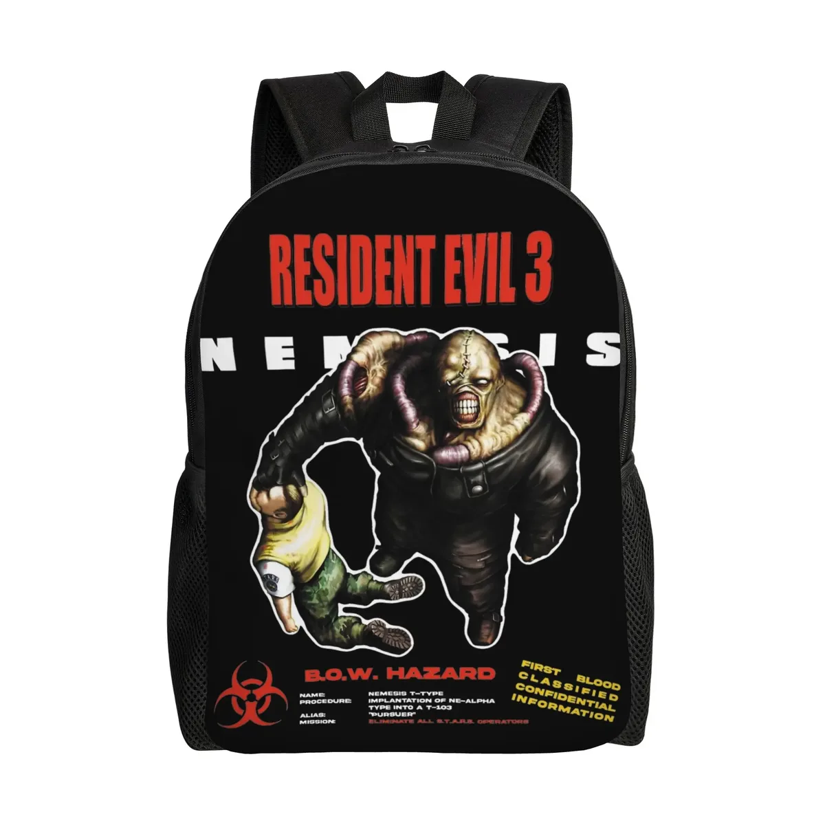 sac à dos décontracté umbrella corporation resident evil pour homme et femme, idéal pour le lycée, le travail, les activités de plein air et l'université