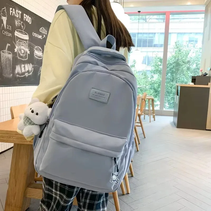 sac à dos universitaire étanche haute capacité pour hommes et femmes, cartable pour ordinateur portable, sacs d'école pour filles mignonnes, sac de livre de voyage cool, nouvelle mode féminine
