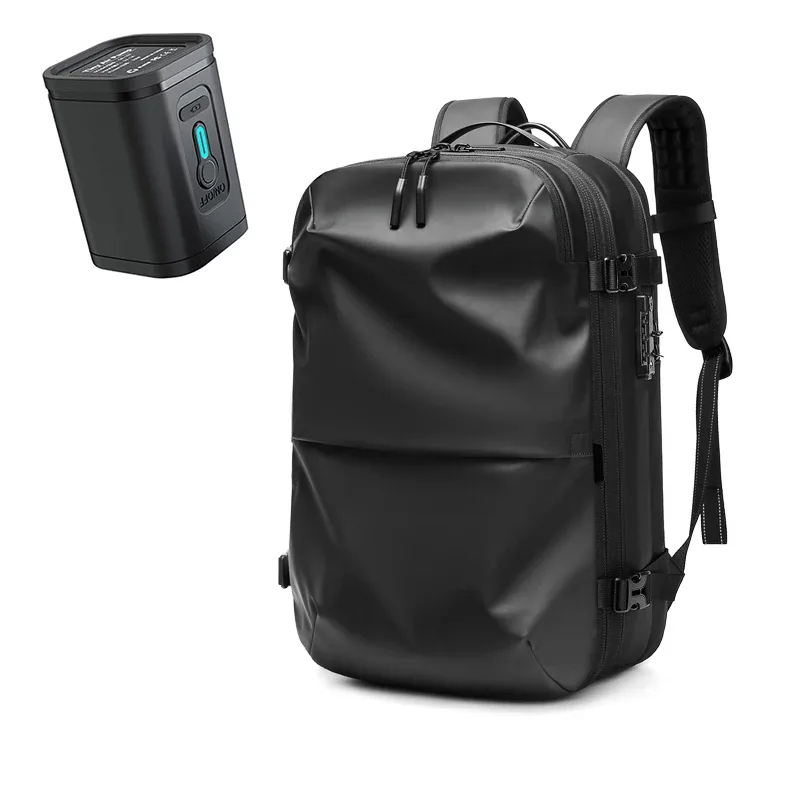 sac à dos de voyage à compression sous vide pour hommes, sac à dos pour ordinateur portable 17 pouces, sac à dos scolaire de grande capacité, sac à dos de randonnée étendu sr