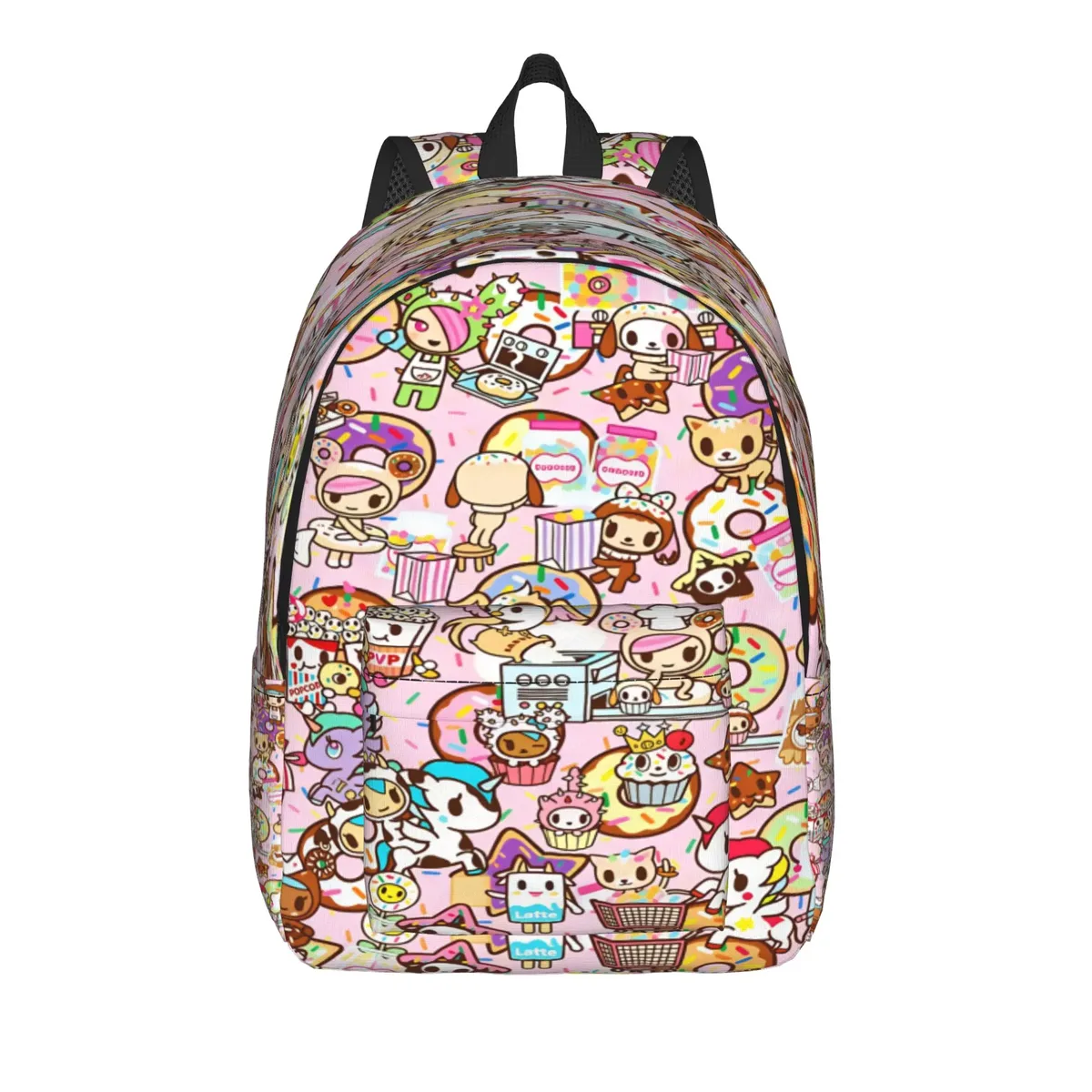 sac à dos tokidokii pour fille, sacs à dos de sport en polyester, sacs à dos souples et amusants pour le lycée