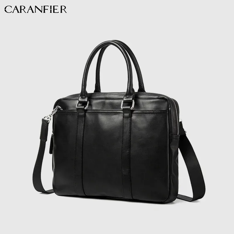 porte documents cuir verni marron noir voyage bandoulière simple usure organisation homme compact casual vintage business