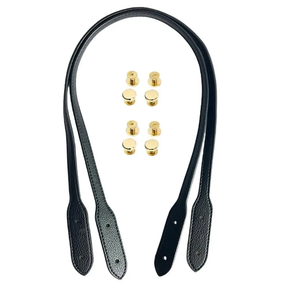 poignée de sac en cuir 72cm, 2 pièces, sangle de sac à bandoulière de remplacement, sangles de ceinture avec rivets, accessoires de sac faits à la main pour femmes
