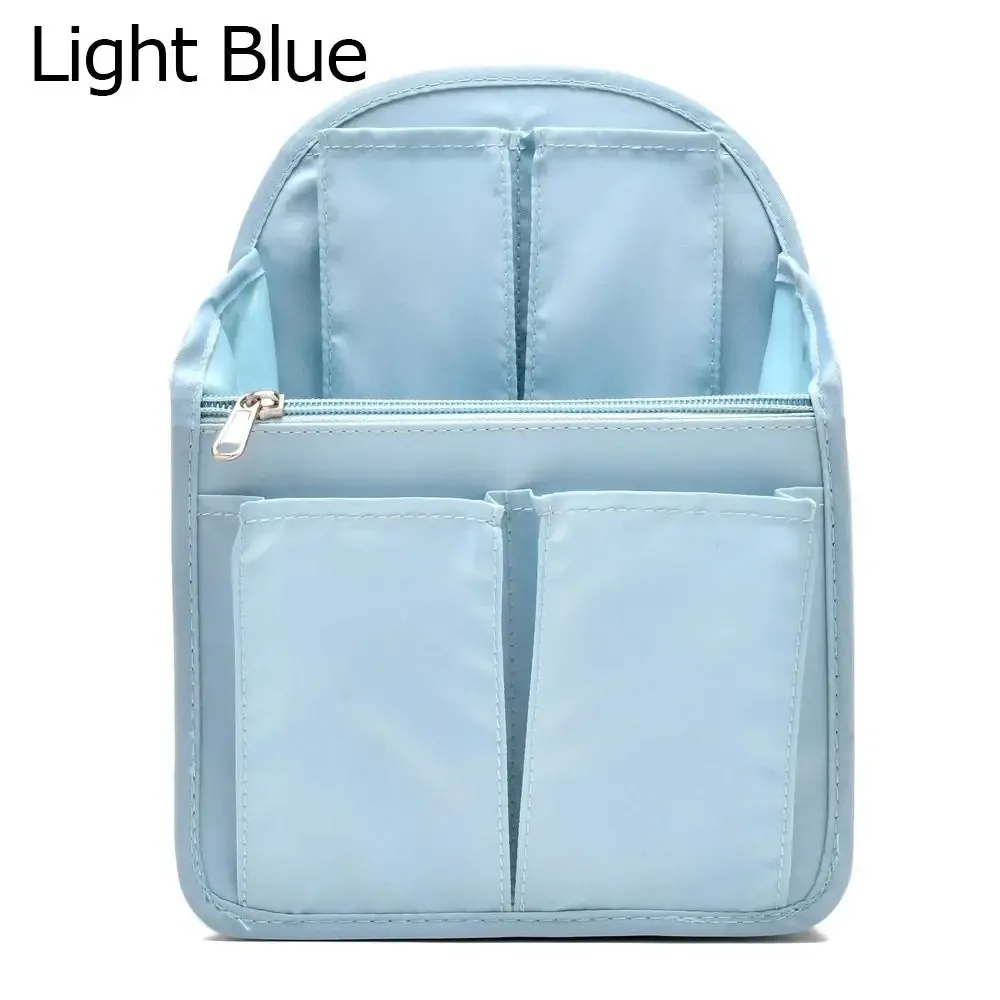 sac dos organisateur leger tissu oxford cloth black navy blue pink light blue gray pink stripe navy stripe voyage école travail