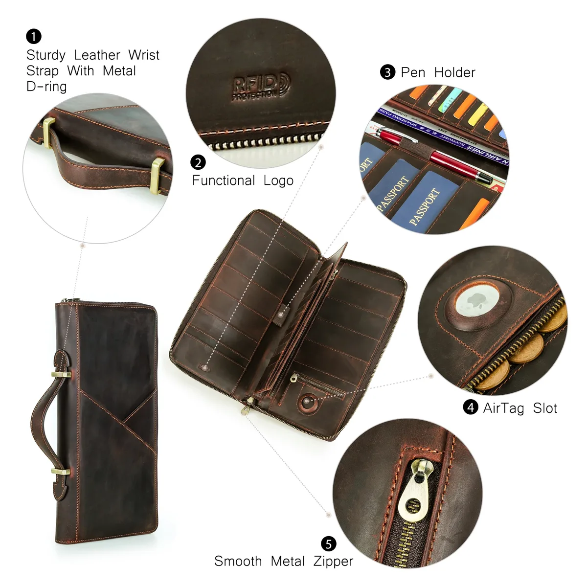 porte-passeport, portefeuille, organisateur de documents de voyage familial, étui pour passeport, porte-cartes, pochette, rfid, antivol, anti-perte