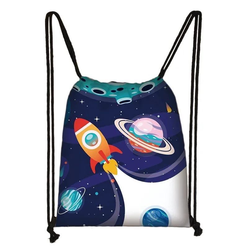 spacvier-sac à dos imprimé pilote pour femme, astronome ovni, proximité wstring, sac de rangement pour chaussures de voyage, support de livre pour adolescent, cadeau