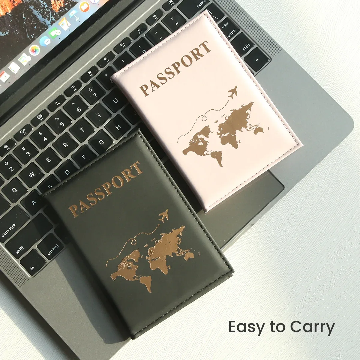 couverture de passeport, porte-passeport, organisateur de carte du monde, étui de protection pour cartes, porte-carte de crédit, document d'identité, portefeuille pour passeport
