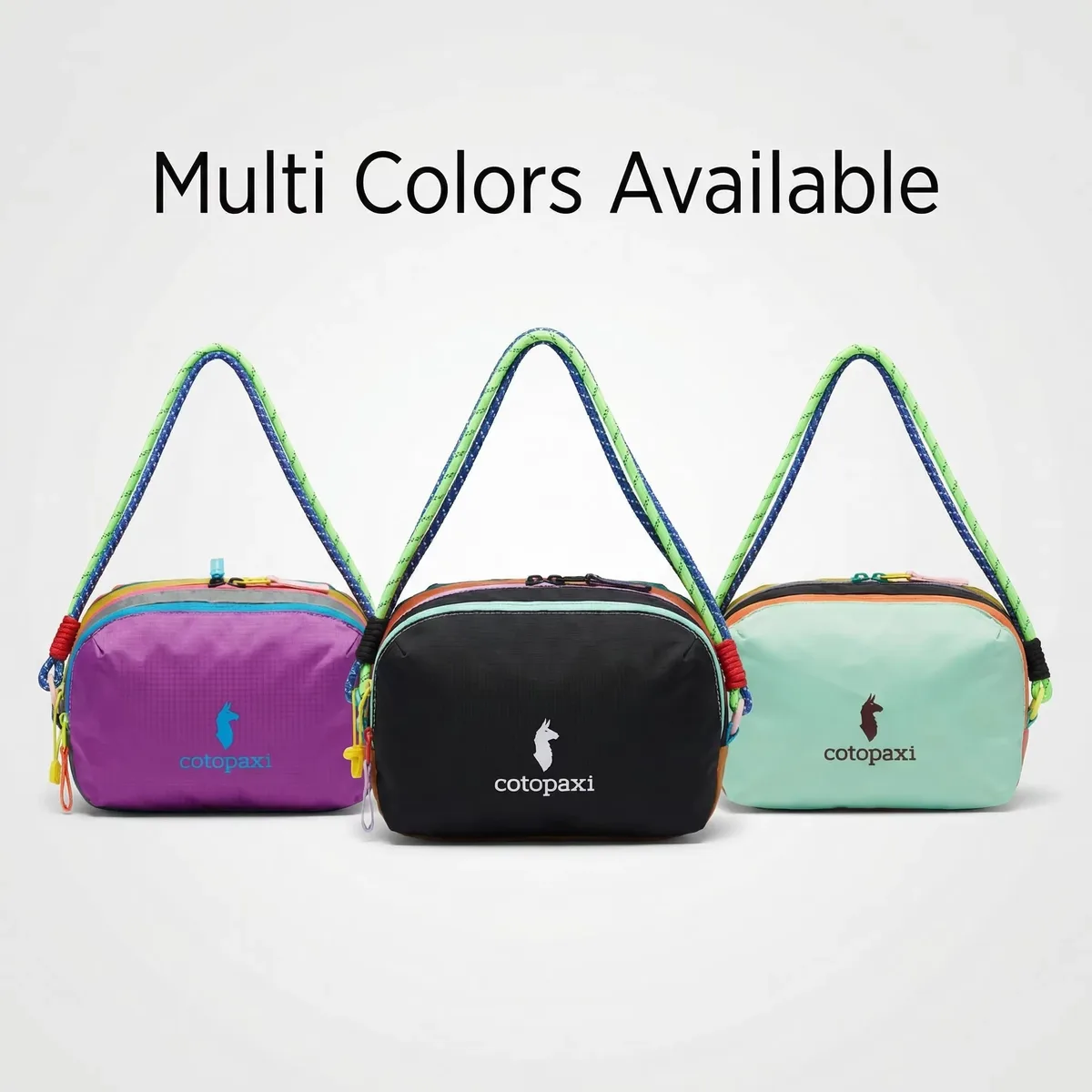 sac de rangement et de transport alpaca couleur dopamine, doté de trois compartiments principaux à fermeture éclair pour une séparation organisée. portable et réutilisable