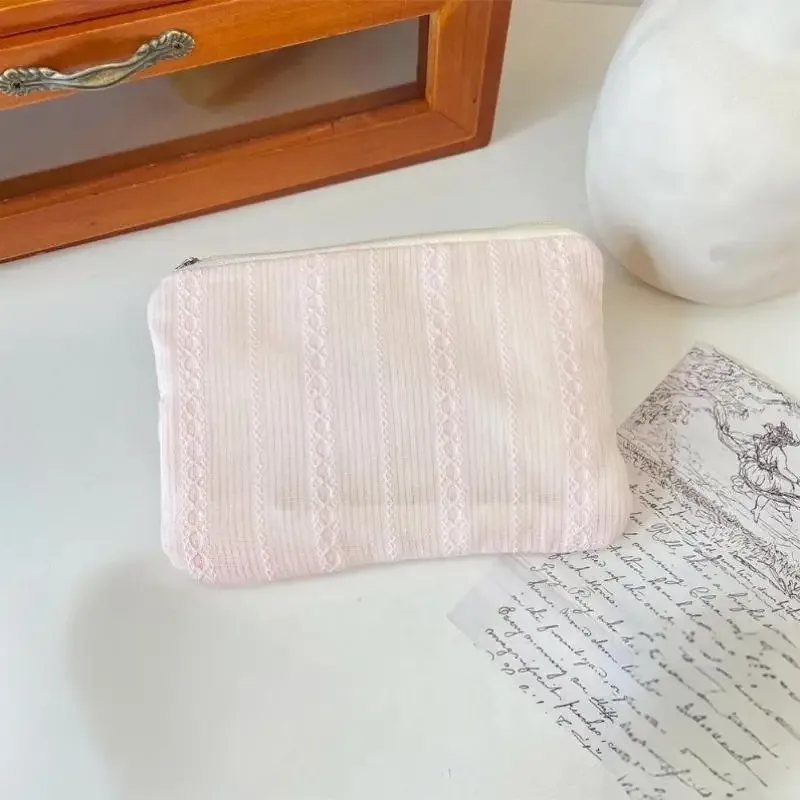 sac de voyage mini kawaii pour cosmétiques, rouge à lèvres, écouteurs, câbles de données, sac de rangement, sac à main portable pour femmes, pochette de maquillage, portefeuille