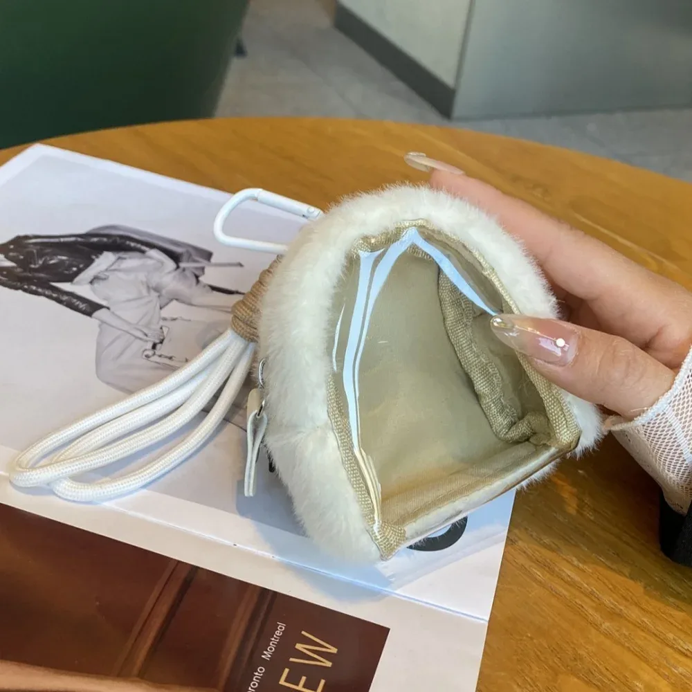 sac de marche pour poupée, porte-clés de dessin animé, sac de rangement pour poupée, sac d'exposition transparent pour voyage, organisation pour enfants