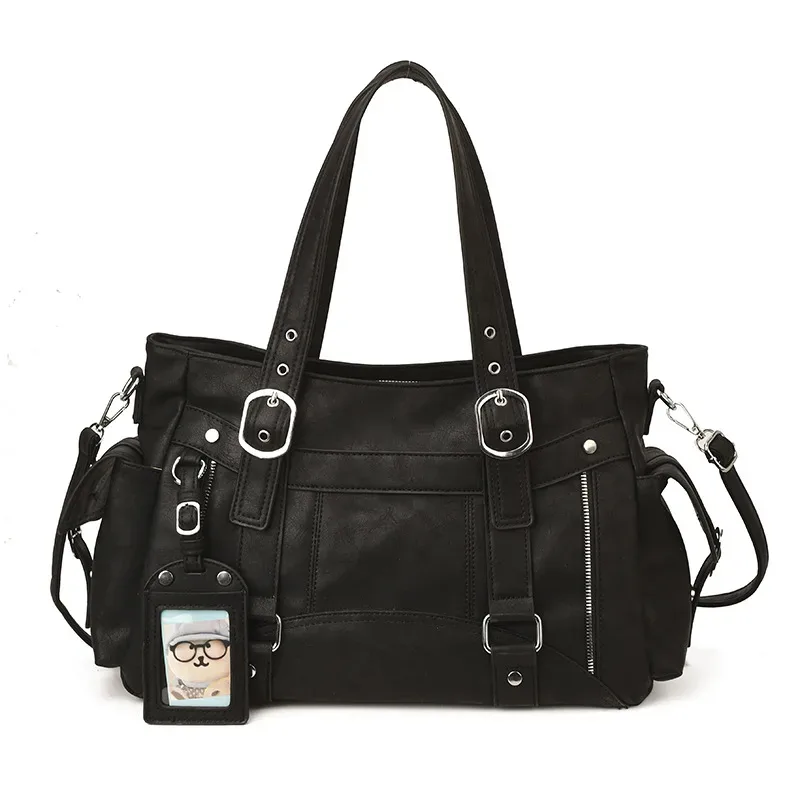 sac bandoulière vintage grande capacité pour femme 2026 – polyvalent, à porter à l'épaule ou sous le bras, idéal pour les trajets quotidiens et les voyages
