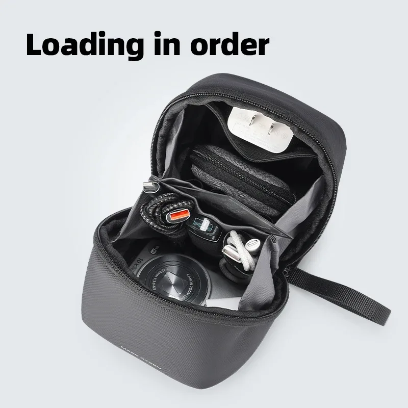 sac organisateur numérique mark ryden, étui de rangement pour électronique 3c, petite pochette de rangement imperméable pour accessoires