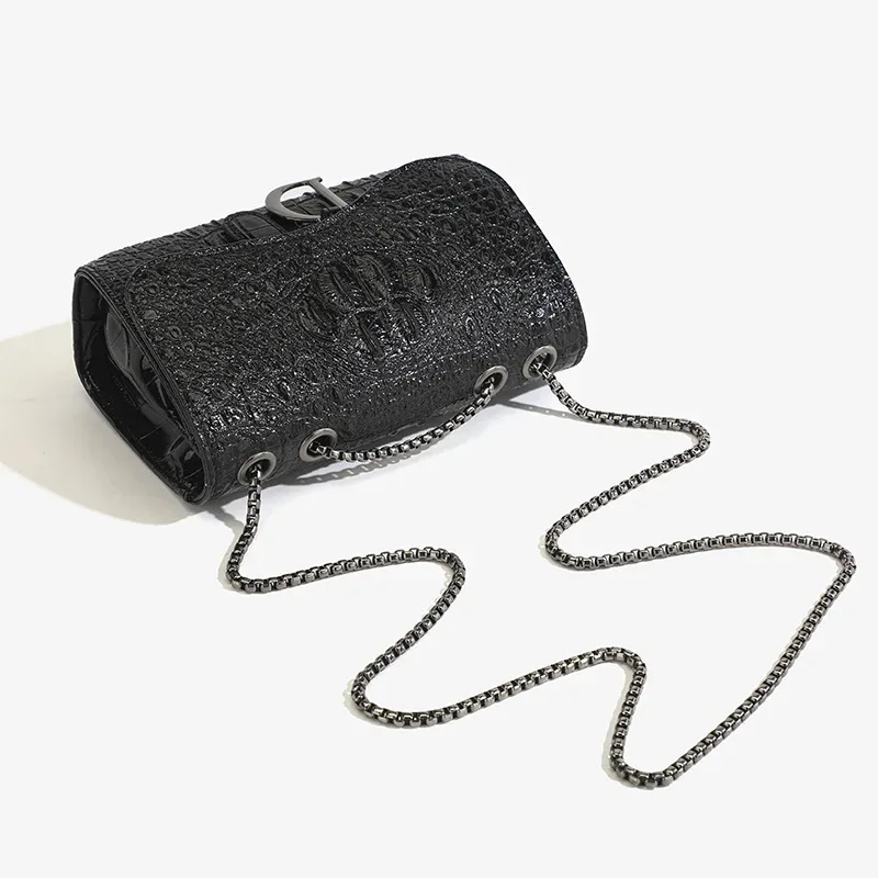 sac à bandoulière de luxe à sequins pour femme, sac messager décontracté avec chaînes, sac à main tendance pour femme