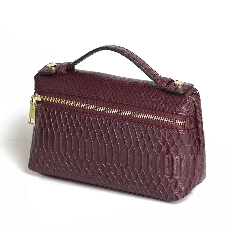 tophiigh-sac à main de maquillage portable pour femmes, pochette, sac à main, sac à main pour dames, sac à main, sac à main, savoir chaud, salle, rouge, café, mode