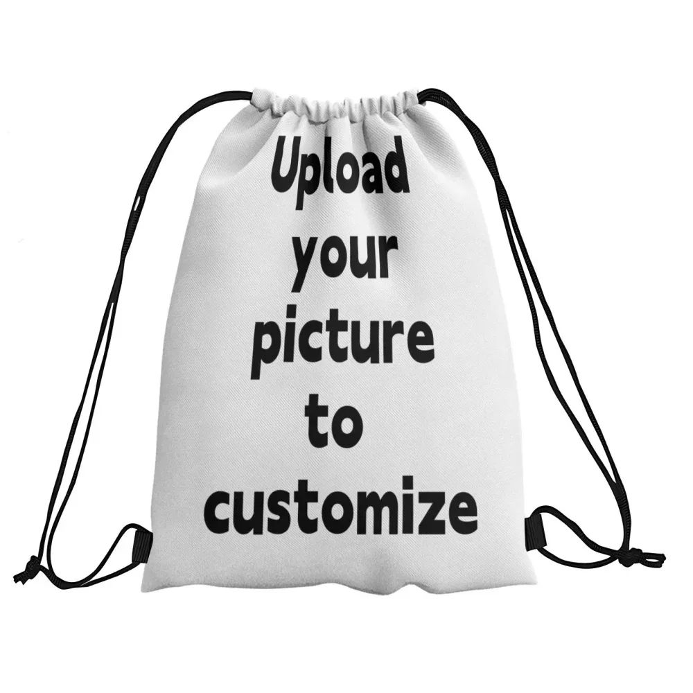 sac à dos personnalisé avec cordon de serrage, sac à bandoulière léger pour voyage, randonnée, pique-nique, cadeau pour la famille et les amis