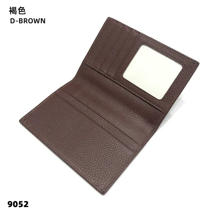 portefeuille porte-passeport personnalisé en cuir, sac à documents de grande capacité pour hommes et femmes, couverture de passeport en cuir pratique
