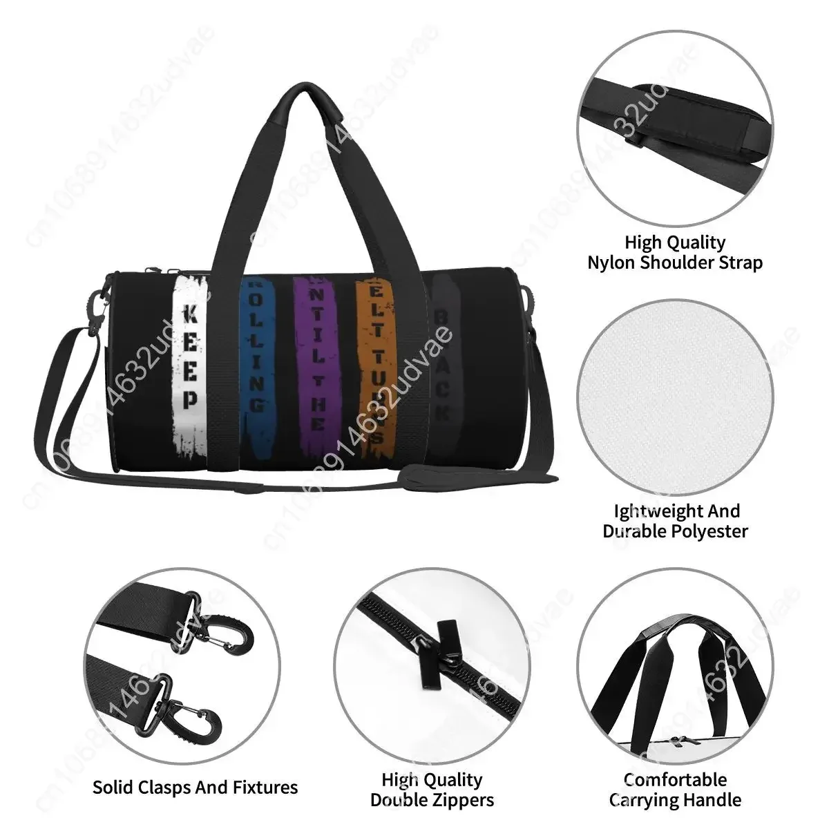 sac de sport de jiu-jitsu brésilien, sac de voyage pour arts martiaux, sacs de sport pour hommes et femmes, imprimé, grande capacité, sac de fitness amusant, sacs à main en oxford