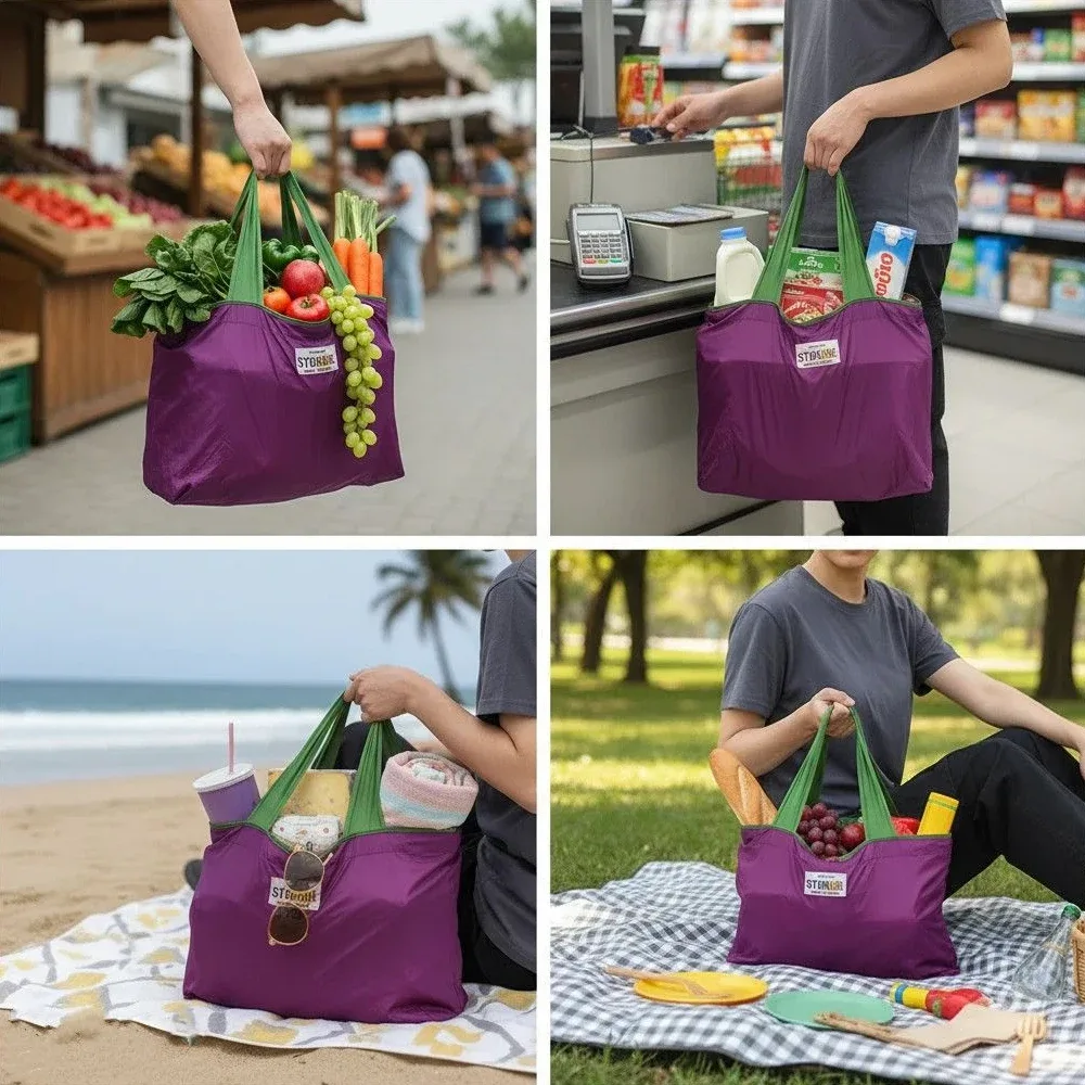 sac de courses à cordon de serrage, sac de rangement réutilisable pour supermarché, sac à bandoulière écologique pour voyage, sac fourre-tout de poche