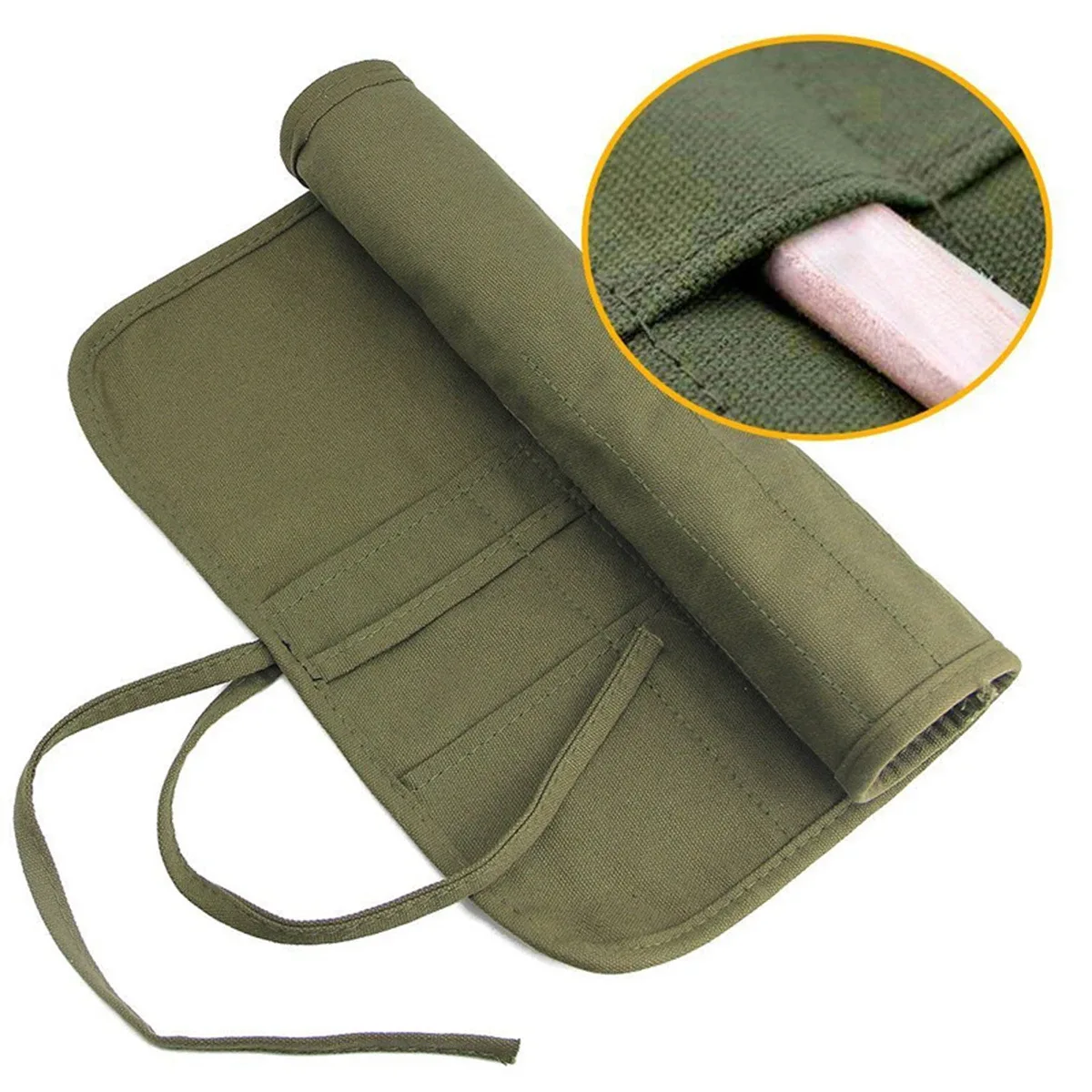sac de rangement pour pinceaux de peinture et toiles, 22 compartiments pour pinceaux d'aquarelle et de gouache, sac de rangement pour pinceaux de calligraphie, sac à stylos enroulable
