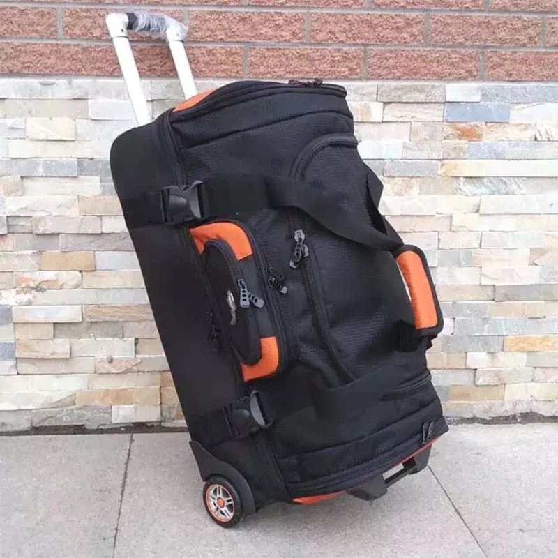 vnelstyle – valise de voyage étanche de grande capacité, sac à roulettes en tissu oxford, valise à roulettes pour femmes et hommes, boîte de 27 "30"
